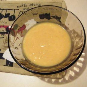 Piure de ananas cu cartof dulce (de la 10 luni)